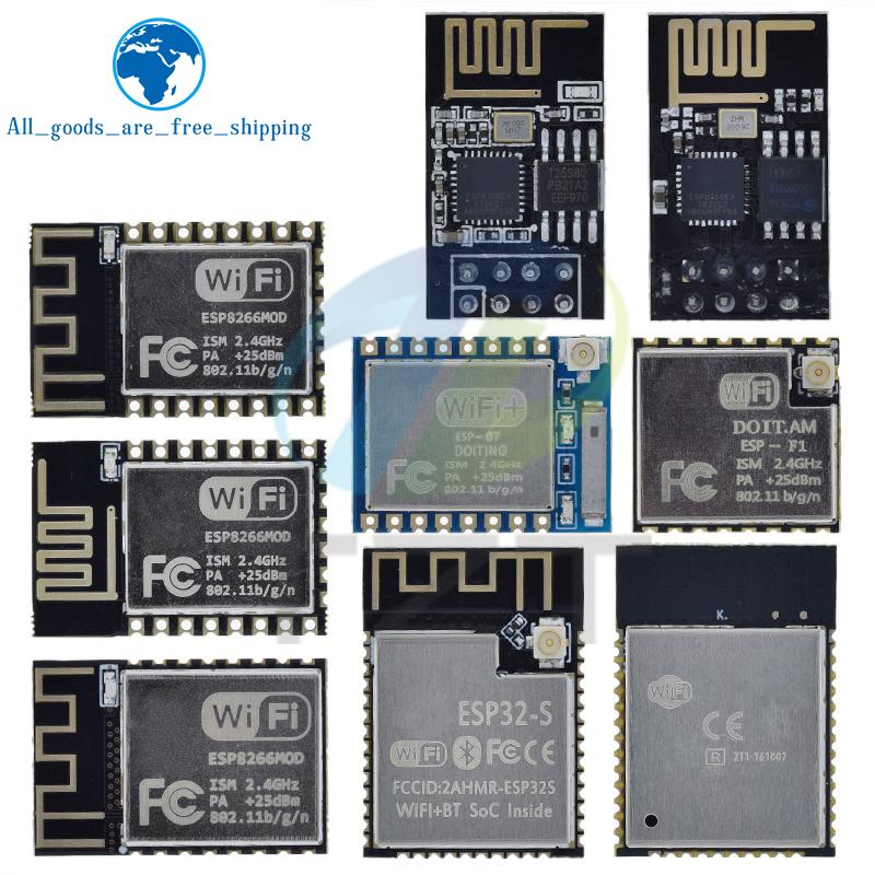 ESP8266 ESP-01 ESP-01S ESP-07 ESP-12E ESP-12F ESP-32 ESP-32S ESP32 Module Transceiver 2.4G For Arduino