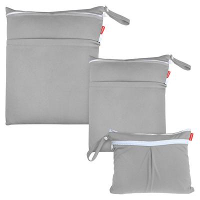 Damero Wet Bag and Bath Perfect for Hot and the A Great Gift (Waterproof) 3-Piece Set Diapers, Wipes, Clothes, Towels, Swimsuits, Supplies.