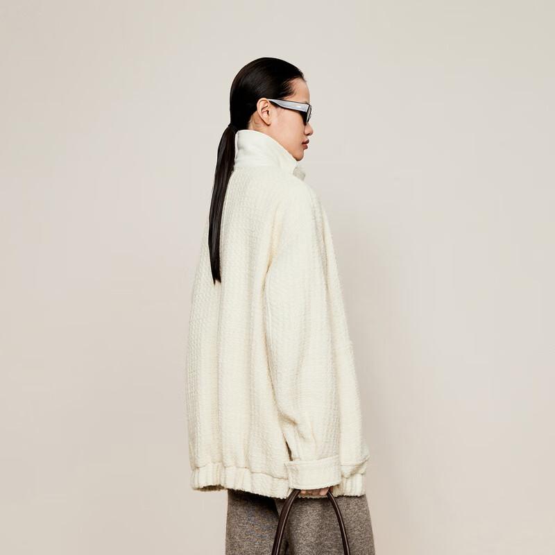 

LESS 2024 Winter Lambswool Blend Loose-Fit Jacket 2O0813460 S