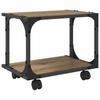 Artisan Oak Printer Stand 41 x 28 x 33.5 cm Particleboard