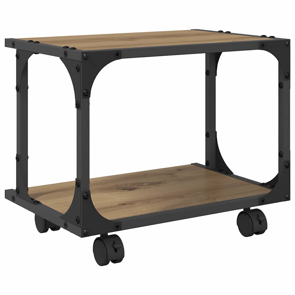 Artisan Oak Printer Stand 41 x 28 x 33.5 cm Particleboard