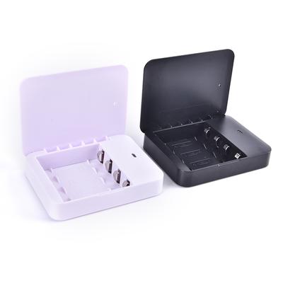 4 Slots Aa Batteries External Usb Rechargeable Aa Lithium Battery Charger Box