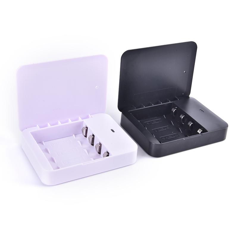 4 sloty AA baterie externí USB dobíjecí AA lithiová nabíječka baterií box