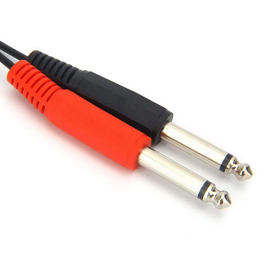 XLR Female To 6.35mm Mono Male Audio Y Splitter Cable, 1 XLR Female To 2 Dual 6.35mm Male 30cm (1.5m3m) Stereo Mic Audio Converter Adapter Cable