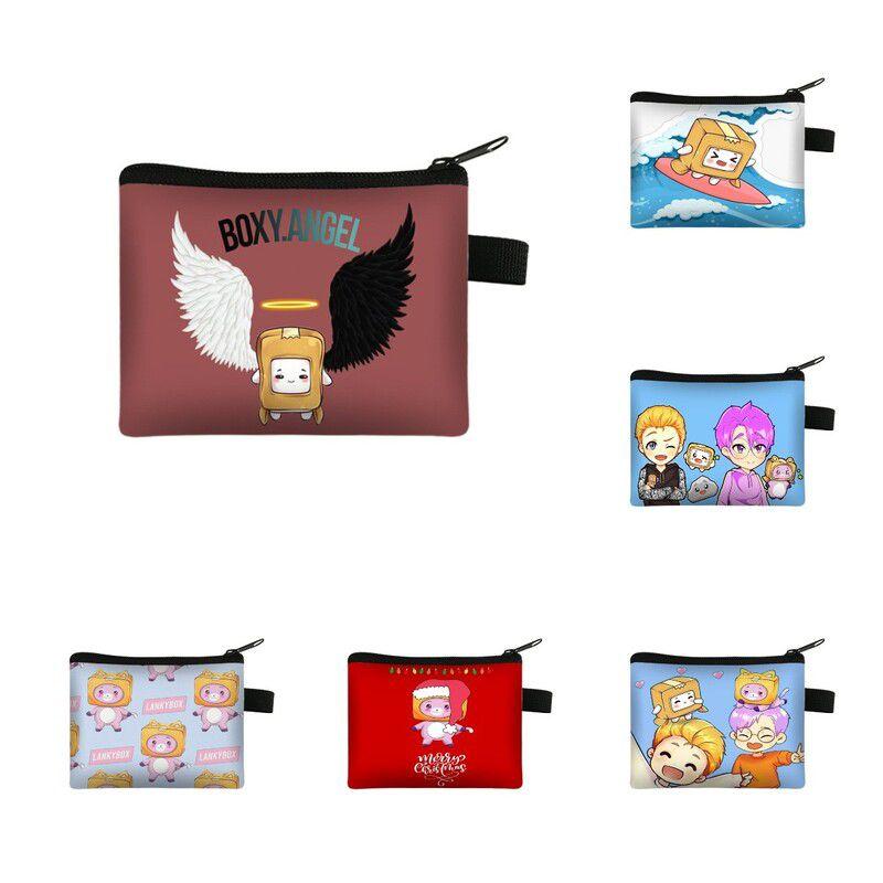 Stylish Lankybox Coin Purse High-quality Polyester Wallet For Secure Storage