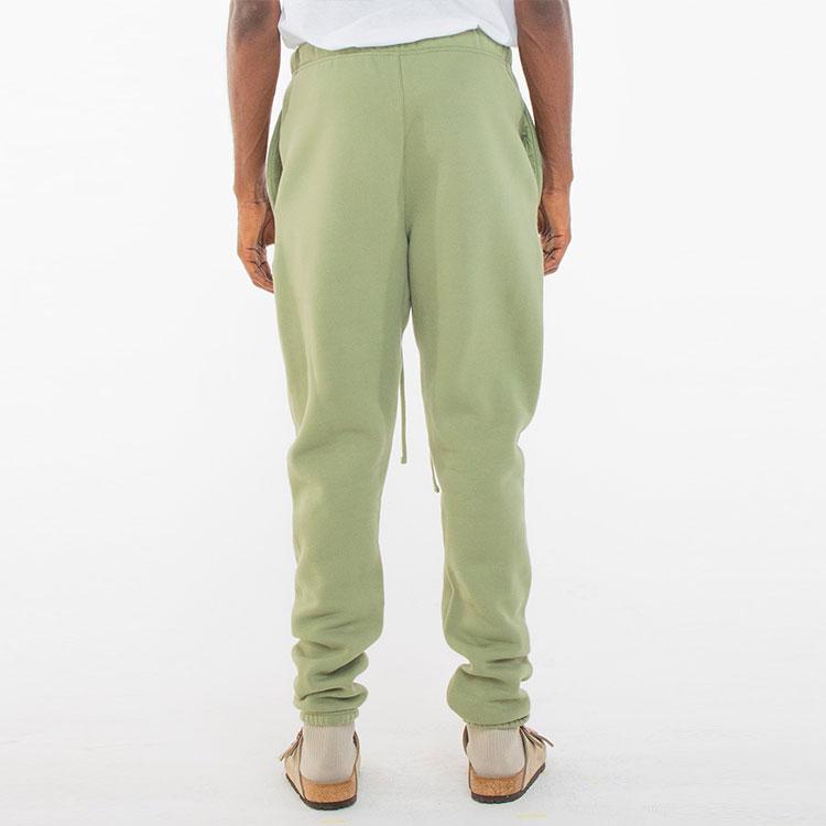 Fear of God Essentials X Union LA Vintage Sweatpants With Embossed Logo FW21 Unisex Bottoms Green FOG-FW21-089