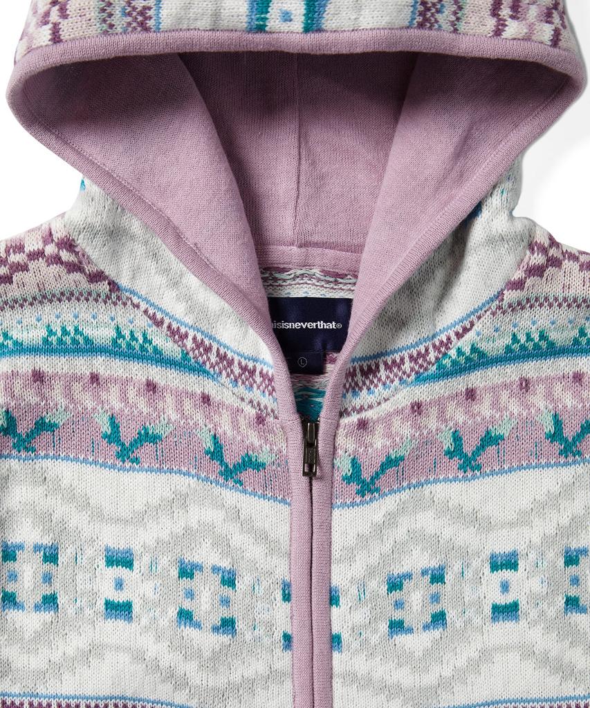 Thisisneverthat Kapuzenpullover mit Reißverschluss Rosa