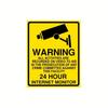 Avertissement Alarme Caméra Autocollants Voiture Pare-chocs Auto Fenêtre Pare-brise Carrosserie Autocollants Étanche Décoration Panneau de Sécurité Accessoires Voiture