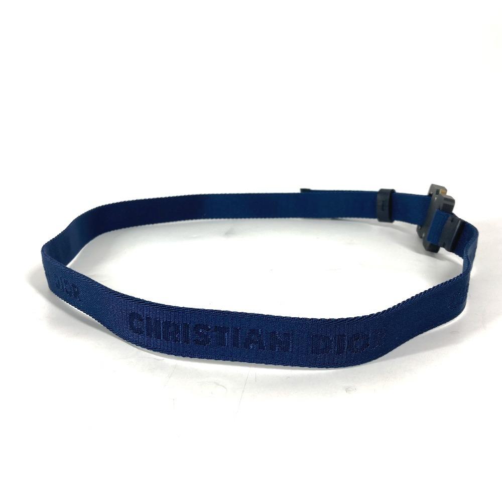 Dior Logo Gacha Belt  Belt Canvas Navy