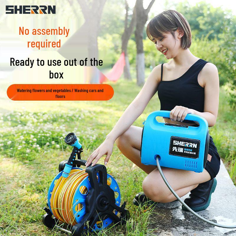Portable Rechargeable Water Pump for Home Gardens and Outdoor Irrigation