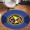 Club América (19) Round Office Rug Decorative Floor Rug for Office Bedroom Living Room and Home Space