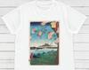 Ukiyo-e Cherry Blossom T-Shirt: Japanese Woodblock Art Tee