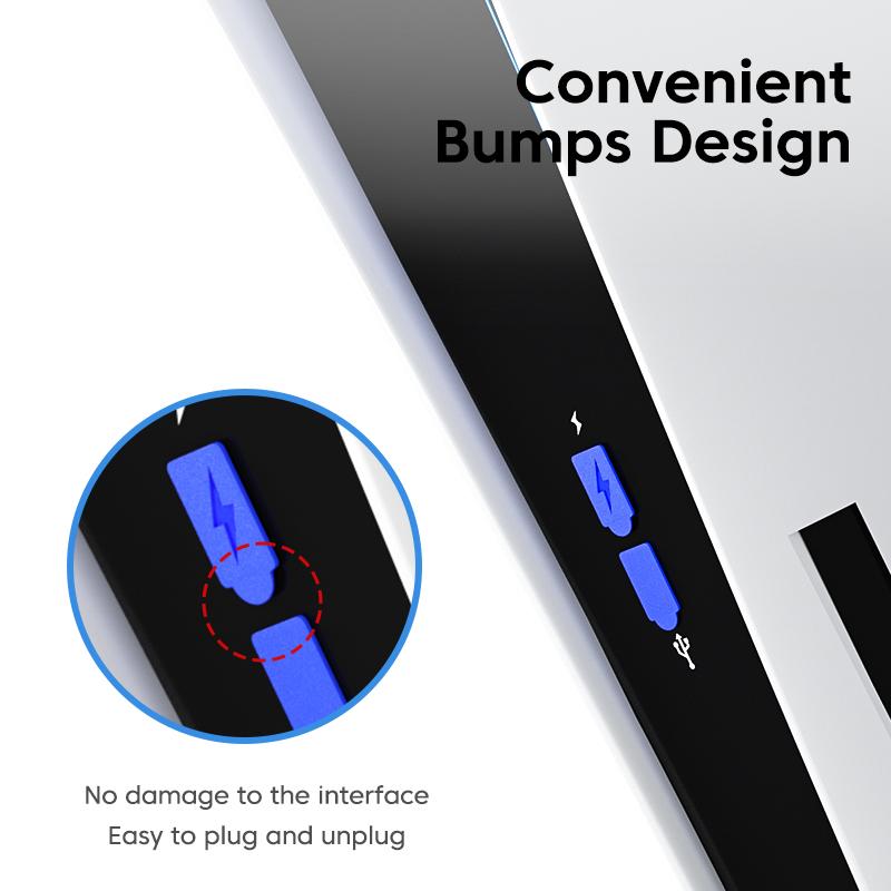 Staubschutzstopfen für PS5-Spielekonsole 7 STÜCK/Set Silikon-Staubschutz Abdeckung Staubdichter Stecker für PS5-Spielekonsolenzubehör