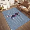 Messi 504 Floor Mat Suitable for Foyer Study Room Game Room Playrooms Antislip Carpet Decorate Offices Gift for Festivals