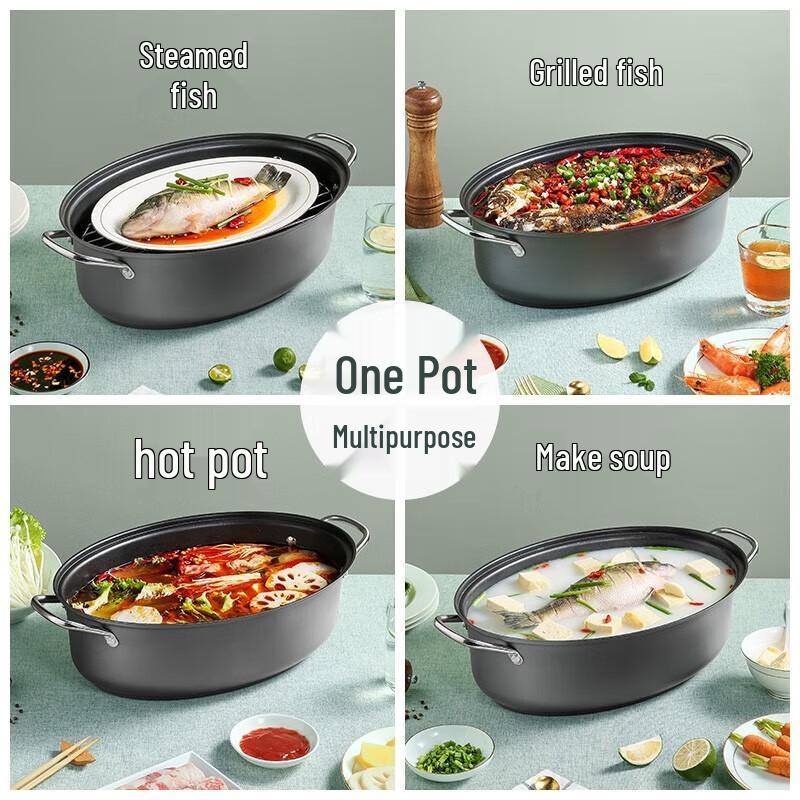 COOKER KING Large Capacity Multi-functional Non-stick Induction Cooker