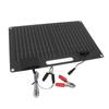 100W Portable Solar Panel 2 USB Outputs 12V24V Fast Charge High Efficiency Solar Panel Charger for P
