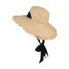 Straw Straw Hat UV Protection Bucket Hat New Sunshade Cap  Outdoor Garden Fishing Vacation