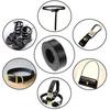 2mm Black Glossy Oak-Vegetable Tanned Full-Grain Cowhide Leather Material, Handmade DIY Keychain, Belt, Waistband, Leash, Leathe
