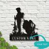 Customizable Soldier Metal Wall Art Patriotic Home Decor