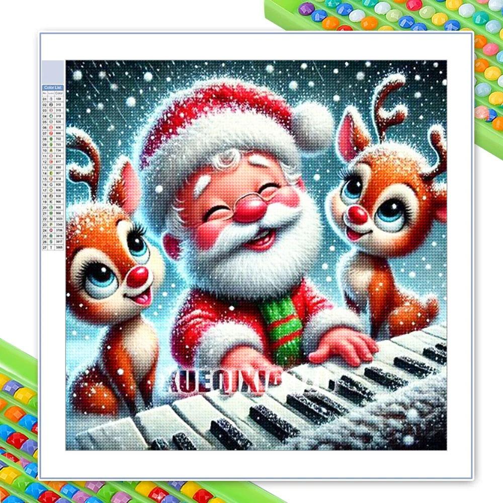 Santa Claus Diamond Painting New Arrivals 5D Diy Diamond Mosaic Snowman Cross Stitch Kits Cartoon Christmas Gift Wall Decor Art