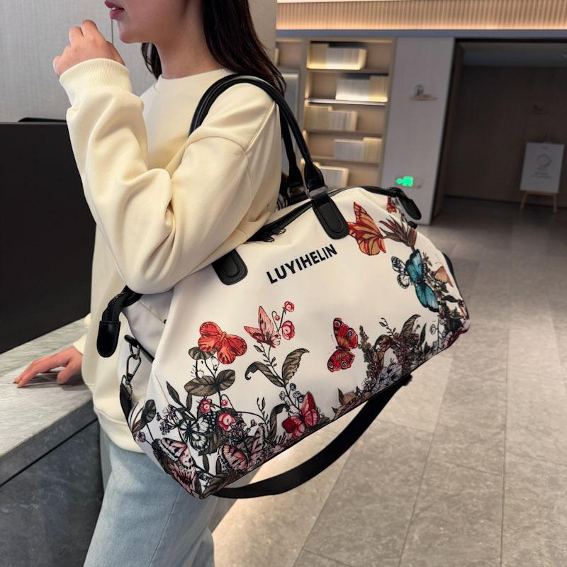 New Portable Mommy Bag, Messenger Travel Bag, Light and Large-capacity Going Out Storage, Duffel Bag, Printed Maternity Bag.