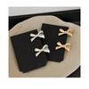 2pcs Sweet Cool Silver Metal Bow Hairpin Side Bangs Clip Broken Hair Hairpin Headwear Girls Women Hair Accessories