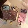 Leather Retro Star Pendant Suitable for iPhone 16, 17 Pro Max, iPhone 15 Full Protection, 13 Anti-drop, 11