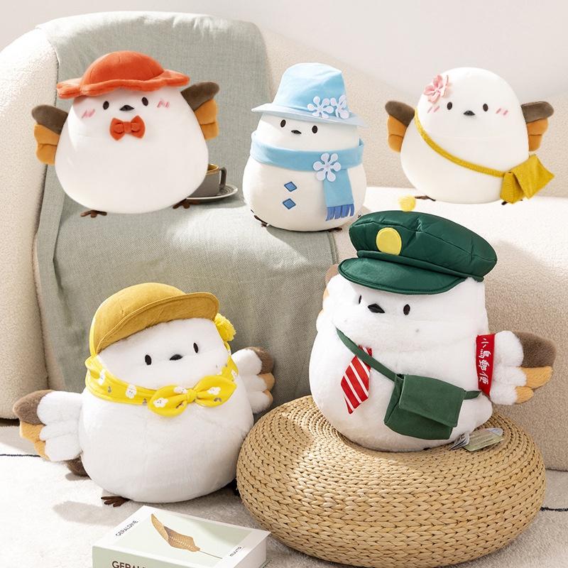 Charming Long-tailed Sparrow Plush Toy For Wholesale