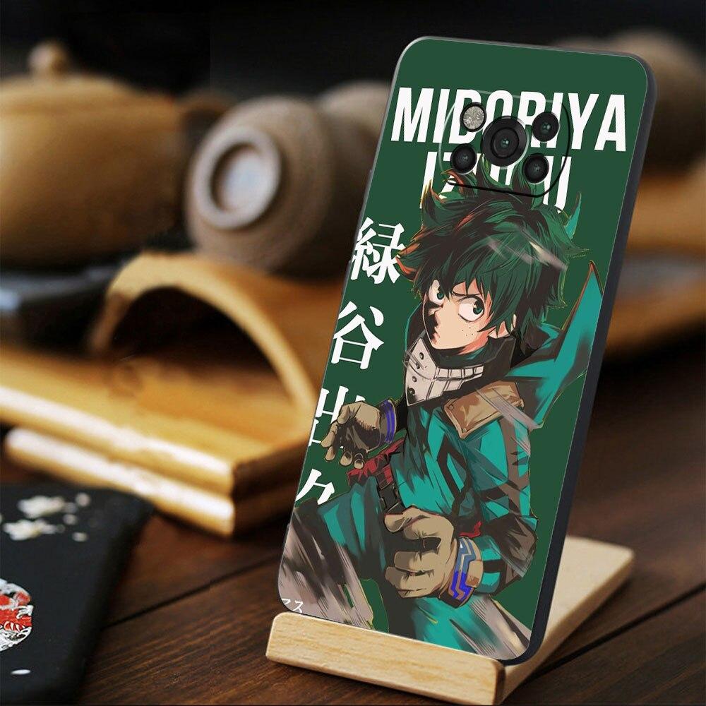 

Чехол для телефона для Xiaomi POCO 10T 9T F3 M3 X3 NFC M4 Pro 5G F4 GT MI 11 lite X4 11T Boku no Hero Academia Capa POCO X4 NFC