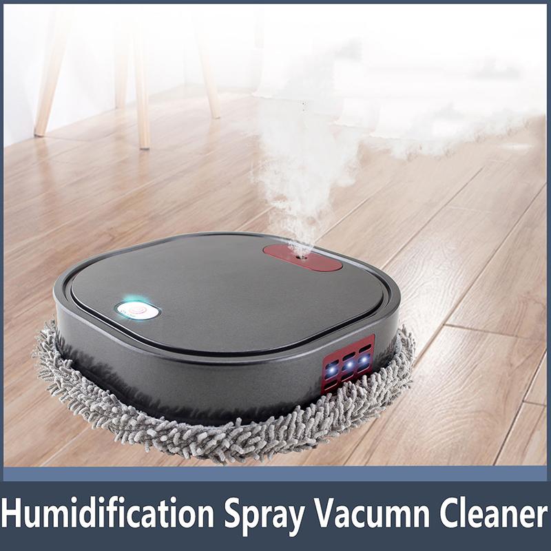 New intelligent floor mopping robot wet and dry rechargeable humidification spray floor cleaning and cleaning machine