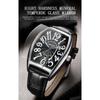 SANDA New Mechanical Men's Watch Calendar Digital Fashion Versatile Leather Fluorescent Men's Watch