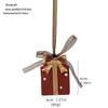 Luxury 3D Retro Resin Christmas Tree Ornaments: Old Man Bell Pendant with Gift Bag