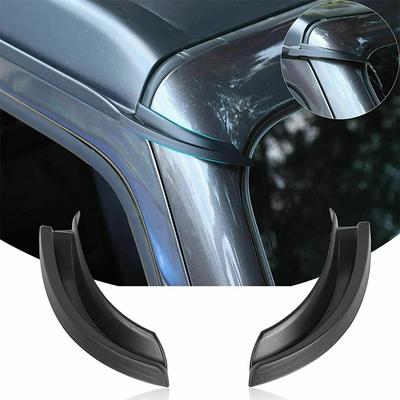 For Jeep Wrangler JL JLU 2018-2023 Car Roof Rainwater Shield Diversion Channel Slot Water Rain Gutter Extension Accessories