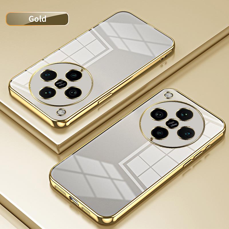 Applicable to OPPO FindX9Pro electroplated glitter mobile phone case FindX8 transparent K15 anti-drop protective case