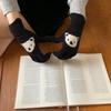 Warm Lining Touch Screen Gloves Stretchable Cartoon Bear Gloves  Outdoor Sports