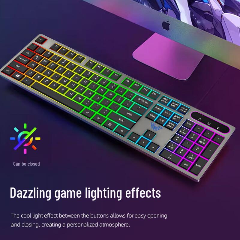 AULA T630 Wired Gaming Keyboard and Mouse Combo