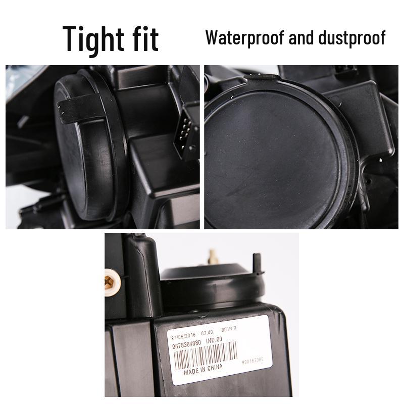 

Citroen C4 Headlight Dust Cover & Rear Large Protective Lampshade for High Beam PV