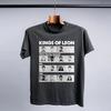 Rare Kings Of Leon Band Cotton Tee Gift For Fan Black T-shirt