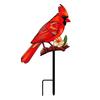 Non-fading Metal Garden Posts Bird Stake Decor, Weather Resistant Printed Flat Yard Art Ornament, Rustproof Planter Outdoor Markers Pot Insert