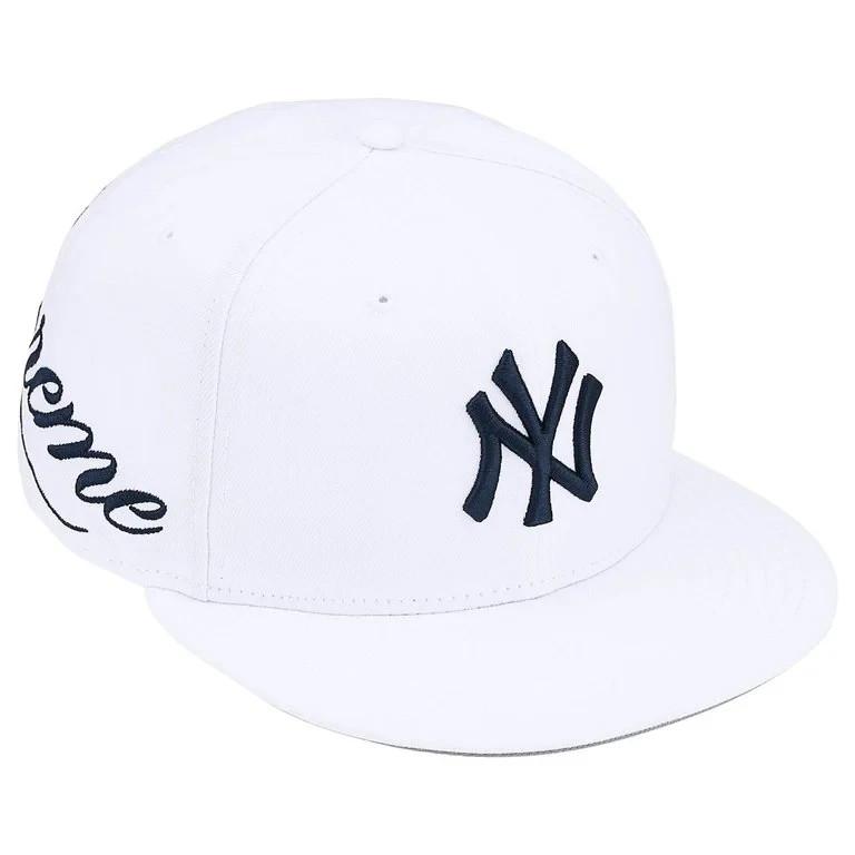 Supreme x New York Yankees New Era White 7 3/8