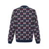 Gucci Sweaters Men's Blue V Neck Moderate 716334-XKCOZ-4804