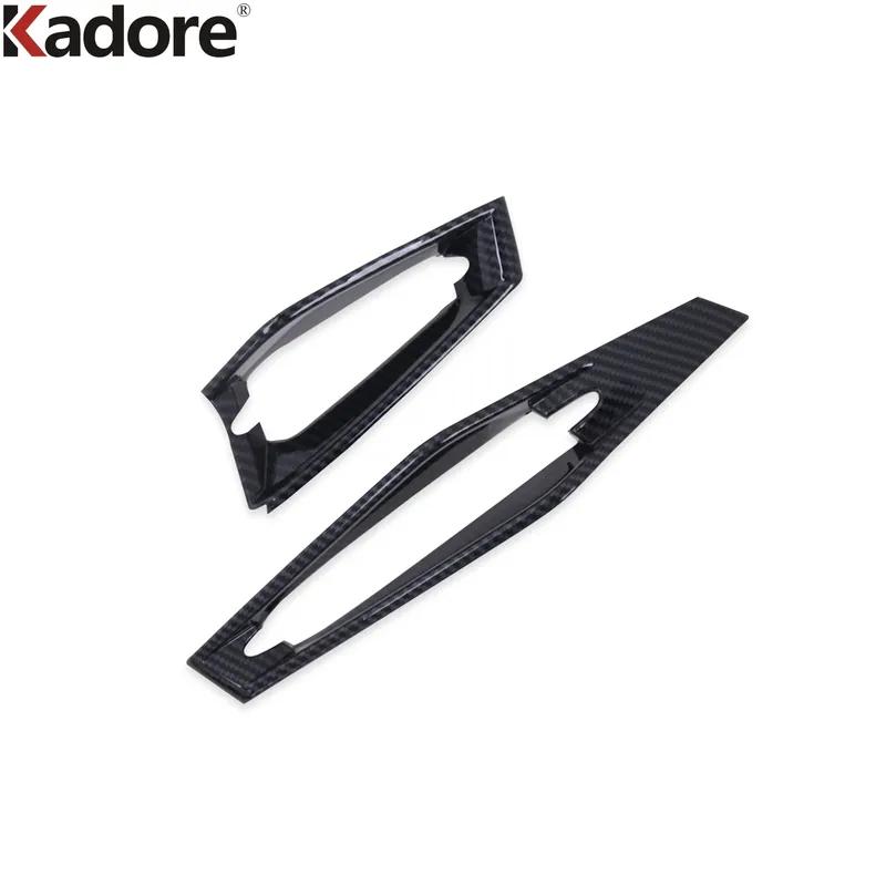For Kia Niro   2024 2025 Carbon Fiber Car Front Side Air Condition Vent Outlet Cover Trim Interior Mouldings Accessories