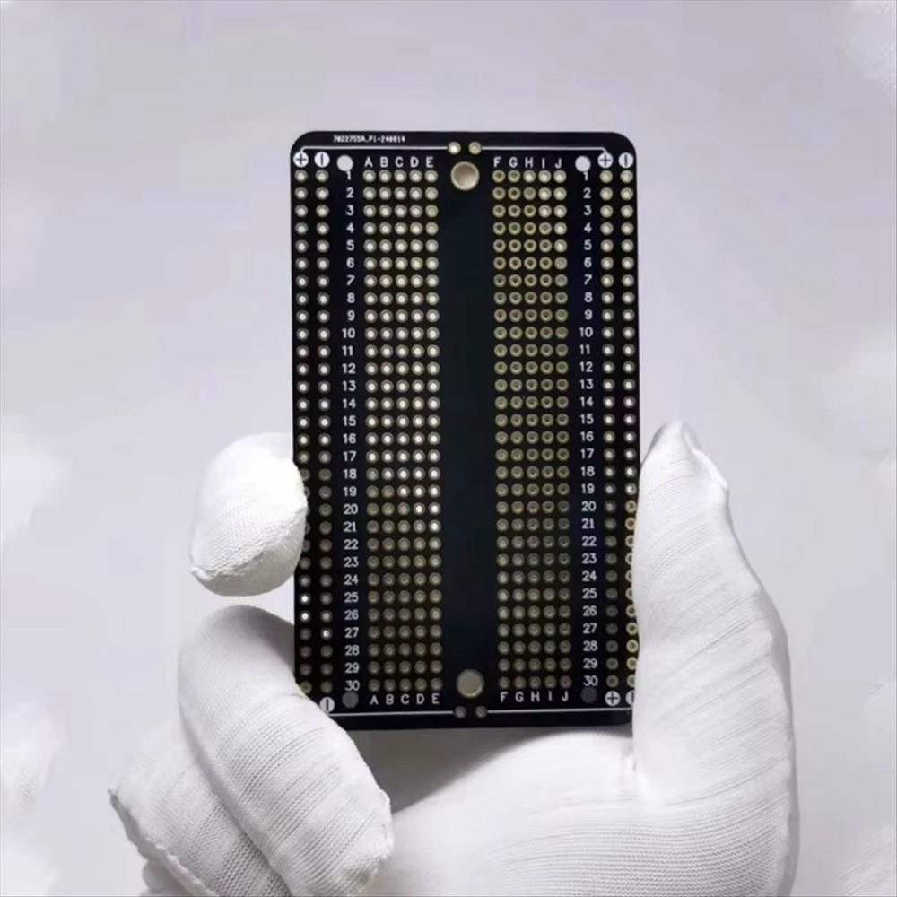 Gold-plated Solder PCB Prototype Board Five-hole Prototype Breadboard Welding Practice