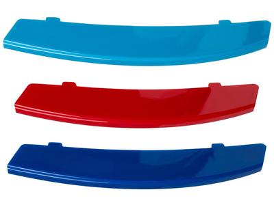 BMW 5 E60 / E61 03-10 Grille (kidney) Covers M-PACKAGE 3 Pcs. SET