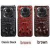 Honor Magic6 Ultimate/Pro Crocodile Skull Leather Phone Case
