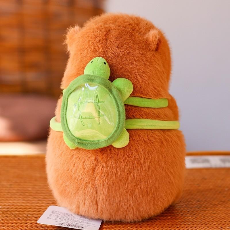 

New Snot Bear Kapibara Plush Pendant Keychain Cute Backpack Doll Doll Grab Machine Doll 12cm