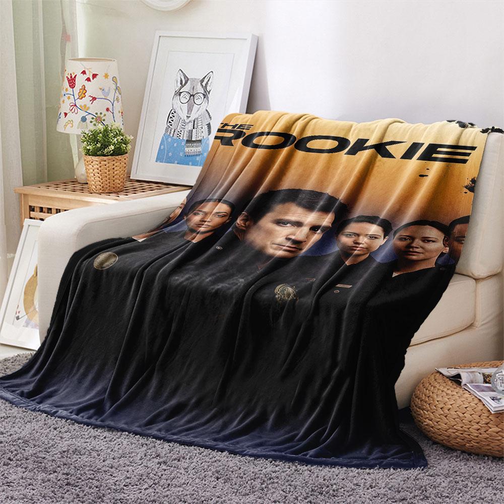 1 PZ Coperta di Flanella Fantasia THE ROOKIE Adatta a Tutte le Stagioni per Arredamento Casa Calore e Comfort Regali Regalo Festivo