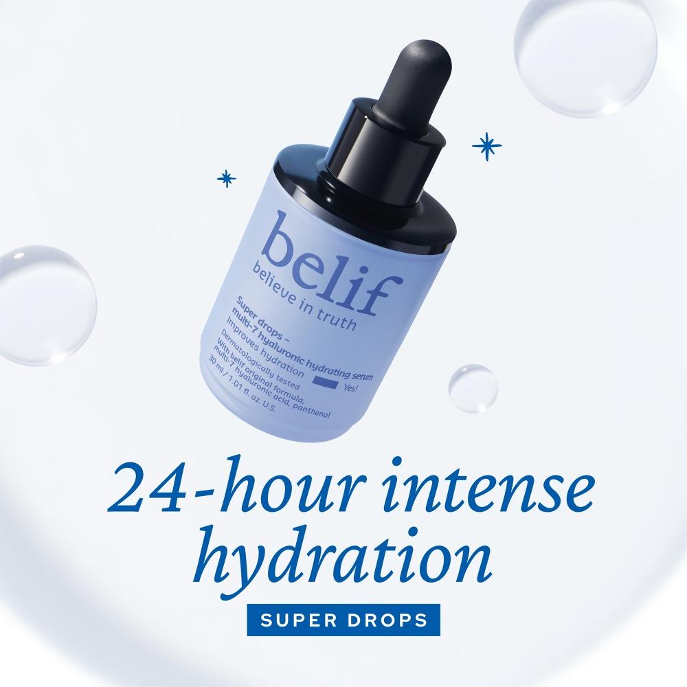 Belif Super Drops Multi 7 Hyaluronic Hydrating Serum 1.01 Oz