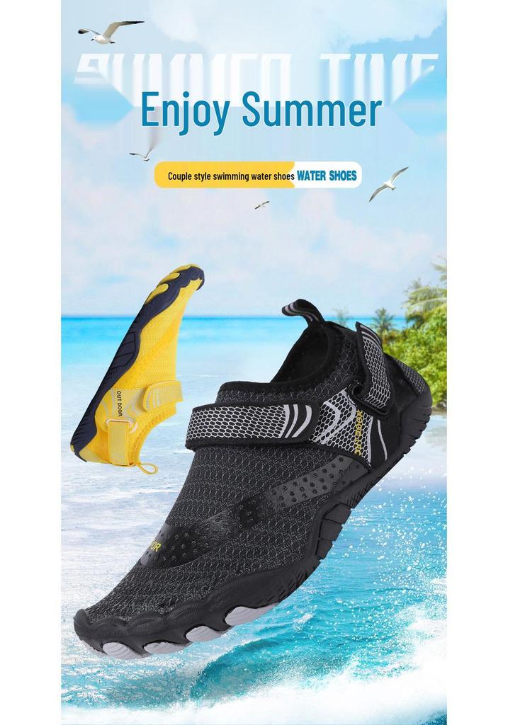 Schnelltrocknende rutschfeste Wasserschuhe - Atmungsaktive Fünf-Finger-Schuhe für Outdoor-Schnorcheln & Strand