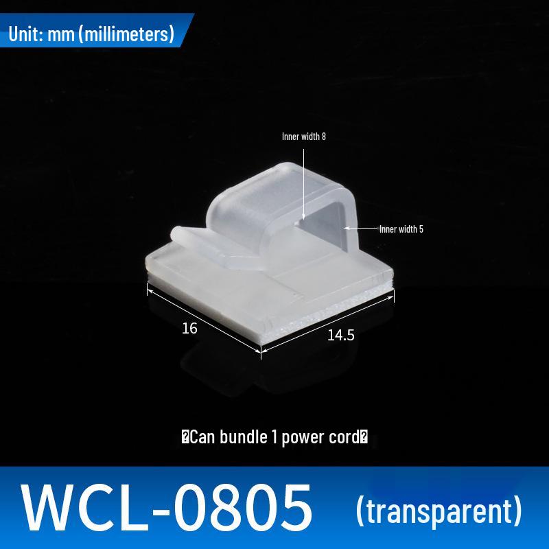 Adhesive Cable Wire Organizer Clip and Fixing Base